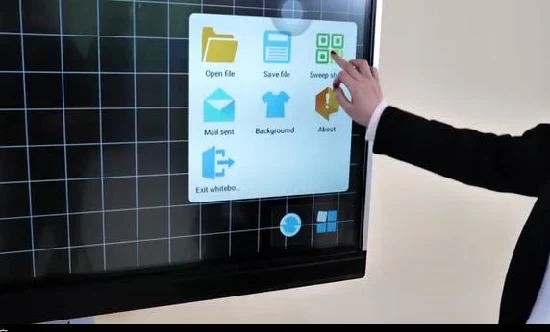 65 Zoll interaktives Whiteboard Touchscreen Whiteboard Bildung Meeting Smart Board