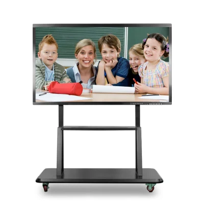 Touchscreen-LED-Interaktives Whiteboard 85-Zoll-Touch-All-in-One-Dual-System-Computer-Kiosk Interaktive Smart Boards