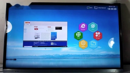 75-Zoll-Bildungs- und Konferenz-Dualsystem Android Windows Smart LCD-Touchscreen-Monitor Interaktives Whiteboard-Gerät