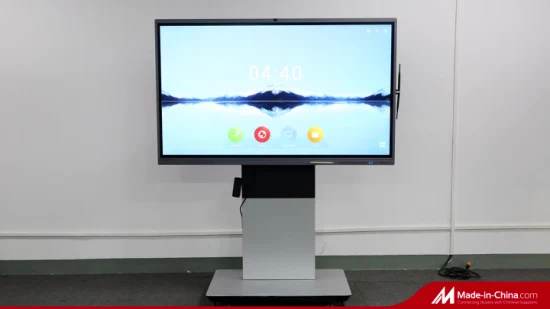 Virtuelle Besprechung, Konferenz, Präsentation, Touchscreen-Fernseher, interaktives Flachbildschirm-Display, 75 Zoll