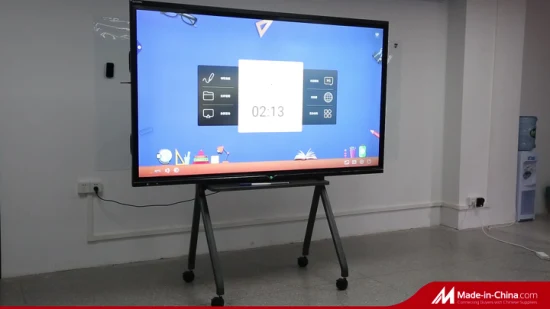 4K UHD Educational Smart Interactive Flat Panel Display Ifpd 20 Punkte kapazitiver oder Infrarot-Touchscreen Interaktive Boards 65 Zoll