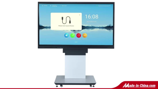 86 Zoll 75 Zoll Android 11.0 Touchscreen interaktives Whiteboard Business Interaktives Flachpanel für Unternehmen mit ZOOM & Teams