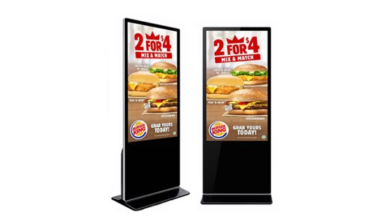 55-Zoll-Netzwerk-Touchscreen-Kiosk-Werbedisplay LCD Digital Signage