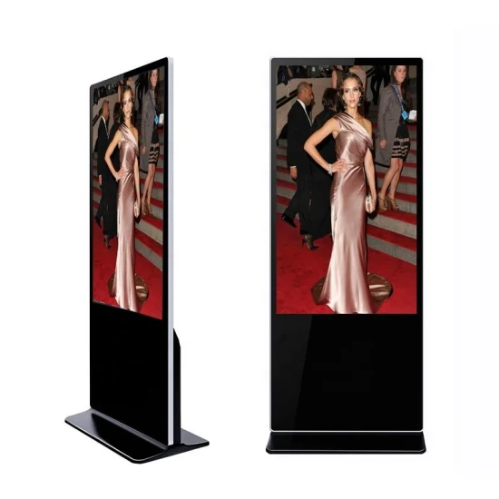 Hochauflösender Bodenständer-LCD-Display-Kiosk für digitale Beschilderung im Freien für Straße und Park