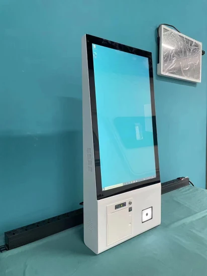 All-in-One-Touchscreen-POS-Automaten-Selbstbedienungskiosk mit 80-Drucker und 2-D-Barcode