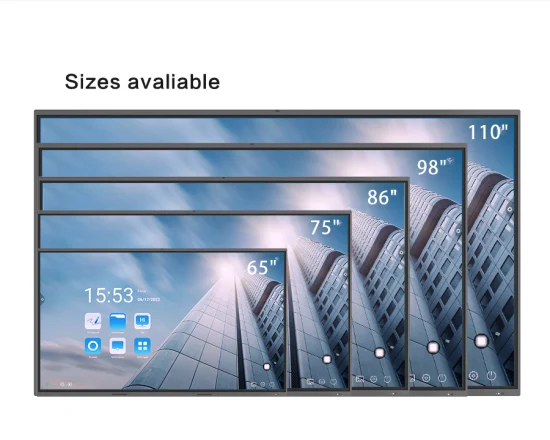 Ikinor Dual OS Android 11.0 75 Zoll interaktives Flachbildschirm-IR-Touchscreen-Display Smart Board für den Unterricht